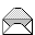 Pixelated envelope icon with varying internal shapes and checkered patterns