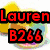 Pixelated text and heart shapes on a white background with a lower section featuring a unicorn-like creature.
