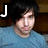 Animated sequence showing a person in blue shirt with changing facial expressions and text overlays, including 'J', 'O', 'N' letters and 'walker' label.