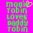 Green pixelated text on bright pink background with yellow heart symbol above 'movie' in left ; right lacks heart symbol