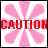 Animated pixel art sequence showing a character with long brown hair and horns, wearing a white top and gray shorts, against a pink and white radial flower background with text overlays.