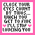 identical pixel art icons with pink borders, each displaying black text on white background reading "CLOSE YOUR EYES COUNT BY TWOS... WHEN YOU GET TO FIVE I'LL STOP LOVING YOU" with two small pink hearts below