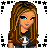 Pixel art contact sheet showing a character's full body and text reading "I heart The Night more before Christmas" with decorative star patterns.