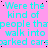 A static image with cyan text on a pink background, displaying repeated phrases about people walking into parked cars.