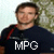 A pixelated image of a person in dark clothing with visible text 'MPG' overlaid, showing slight pose variation between frames.