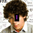 A four- of pixelated images showing a person with curly brown hair, featuring text overlays and color variations