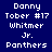 Four pixelated text display identical white text on blue, yellow, olive, and olive backgrounds