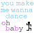 Pixelated text and stick figure animation with light blue, pink, gray, and black colors on white background.