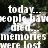 White text on a blurred green background with light streaks, displaying phrases about loss and friendship.