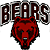 Two identical pixelated bear head icons with 'BEARS' text above each, displayed side-by-side on a split background.