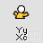 Yellow teapot icon with white smoke puff above it, transitioning to a closed spout and lid state across frames.