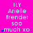 A bright pink background displays repeated text and symbols in light blue, with animated heart icons appearing sequentially across three of identical content