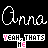 Pixelated white cursive text "Anra Anra Anra" spans top and bottom above three horizontal blocks of pixelated text with colored letters, each block containing "YEAH, THATS" and "HE" below