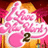 Pixelated pink and white floral design with a dark brown number 2 on an orange-brown background.