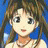 A pixelated anime-style character with brown hair and blue eyes on a blue background, next to black text reading "Anime IM" and "COM" in white pixelated font.