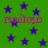 Green background with scattered purple stars and repeated pink text 'madiogd' in four quadrants.