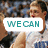 A person in a white and blue sports jersey appears across four with text bubbles reading WE CAN, WITH, BLOOD!!, and an empty space