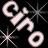 A 48x48 pixel animated contact sheet showing two frames of a buddy icon with stylized 'G' and 'O' letters, starbursts, and circular shapes on black background.