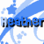 A static digital image displays the name 'Heather' repeated in a pattern over a blue and white background with star motifs