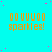 Cyan background with orange text 'oouuuoo sparkles!' repeated in a , scattered pink dots, and one gray square at bottom right