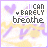 identical pixel art icons featuring the text "I CAN BARELY breathe" with a purple heart symbol, set against a light yellow and white background
