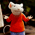 A pixelated animated contact sheet showing a cartoon mouse character in an orange shirt and blue pants on the left, with green text reading "Original Icons .com" on a dark green background to the right.
