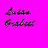 A static image with a bright pink background, featuring repeated text and a red heart shape.