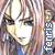 Pixelated close-up of a character with light brown hair and dark eyes, wearing a blue garment, with vertical text reading 'fenris' on the right side.