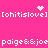 Pixelated pink background with white text and small heart/sparkle icons, displaying repeated phrases in a vertical layout.