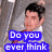 six shows a person in a white shirt against a gray background, with blue text boxes containing questions about love and crushes