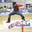 Pixelated image of a person in mid-jump over a hurdle, with red background displaying 'Ryan Sheckler' text.