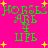 Pixelated green text "HORSEZ ARE LIFE" on bright pink background with yellow stars, four identical copies arranged in a