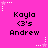 A static pixel art image with a bright pink background, displaying repeated text and star motifs in white and pink.