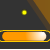 A static pixel art image shows a yellow circular light above a horizontal orange-to-white gradient bar with a yellow border, set against a dark gray background with a brown diagonal stripe.