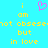 Pixelated yellow text on cyan background with pink heart symbol above text, reading 'i i am am not obse not obse but but in love in love'.