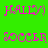 Pixelated pink text 'HALLY)' and 'SOCCER' on alternating green and cyan backgrounds in a