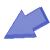 Blue 3D arrow icons in various orientations with subtle shading and highlights on a white background.
