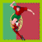 Animated contact sheet showing a soccer player kicking a ball across five frames with red/green uniform and