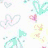 A static collage of six heart-themed patterns with varied colors, styles, and backgrounds including solid black, pink, yellow, blue, red, green, brown, white, gray, teal, orange, and purple hearts.
