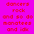 Red pixelated text on a split background of bright pink and green, with identical text repeated across both sections.
