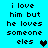Pixelated text on cyan background with two heart symbols, one black and one teal, in a side-by-side comparison layout.
