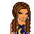 Pixel art contact sheet showing a female character in star and moon-themed pajamas across multiple frames with text "sleep to dream" below.