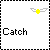 Animated sequence showing a yellow winged symbol above changing text: Catch, The, Snitch, Catch, The, Snitch, The, Snitch.