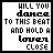 Pixelated text reads 'WILL YOU DANCE TO THIS BEAT AND HOLD A LOVER CLOSE' with animated color changes on letters and small colored dots.
