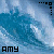 nine wave-themed buddy icons with the text 'amy' in varying colors and styles over a blue ocean background