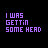 Pixelated text fragments in purple and white on black background, with partial words 'I WAS', 'GETTIN', 'SOME HEAD' arranged across multiple positions.