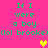 Pixelated green text on bright pink background reads "If I were a boy (lol brooke)" with yellow and orange hearts, animated to alternate between heart colors.