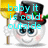 A snowman icon with a top hat and shovel, displaying changing text