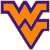 A static pixelated icon featuring a bold orange 'W' with a blue outline on a white background.