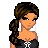 Pixel art buddy icon featuring two characters and text, with visible animation frames showing slight pose changes.